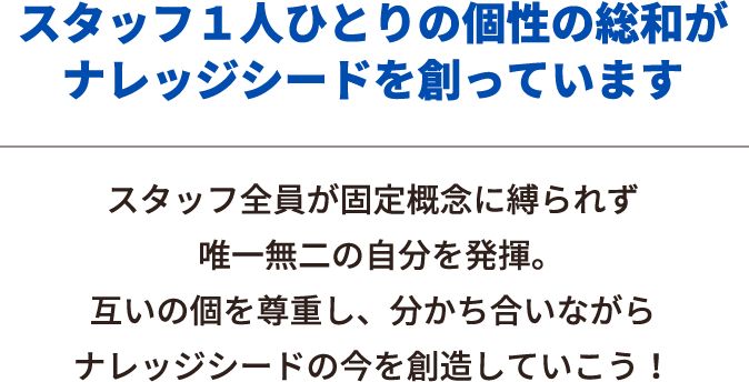 募集職種 株式会社ナレッジシード